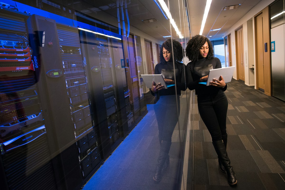 Enterprise security engineer auditing dedicated server and encryption infrastructure